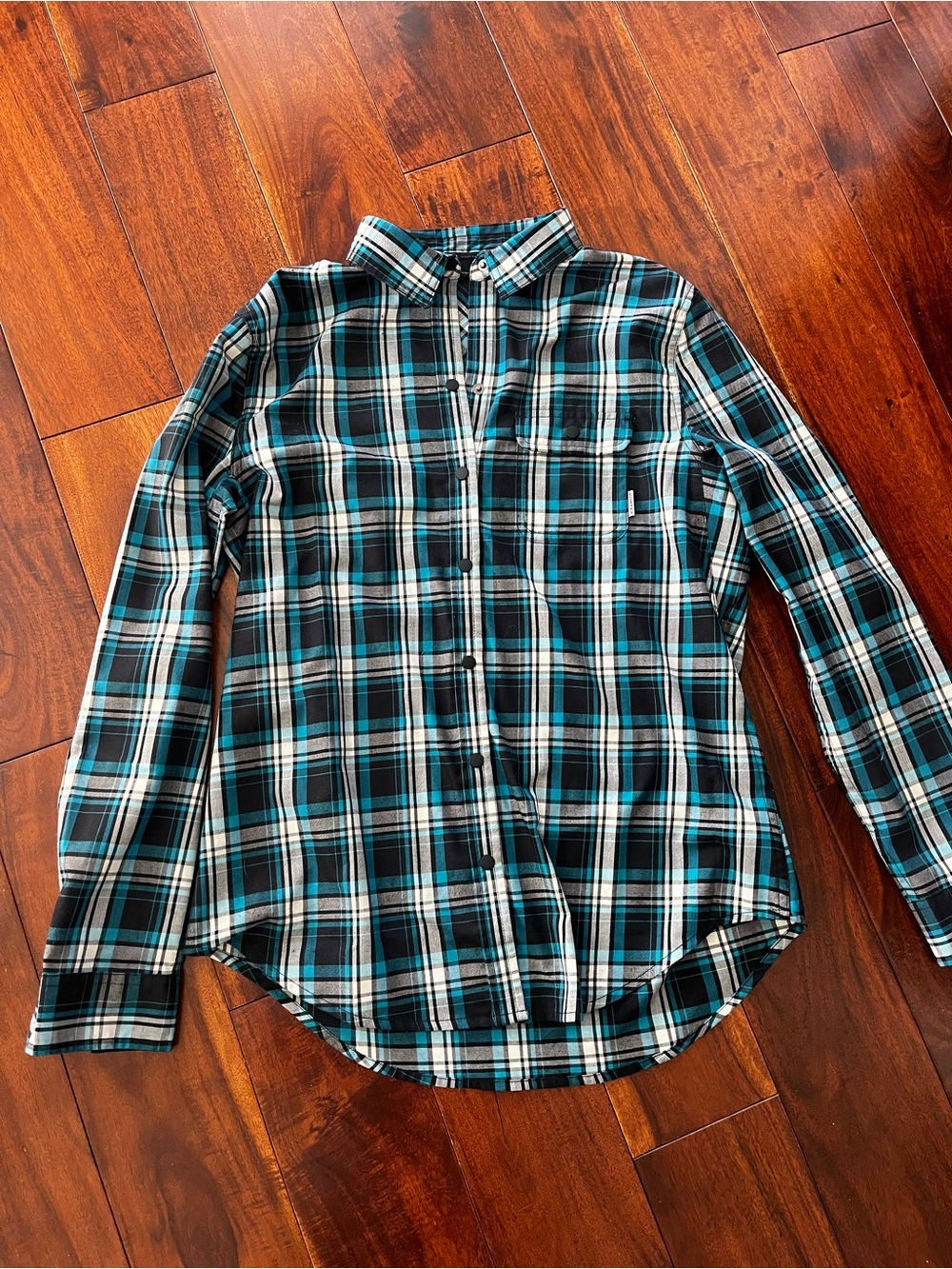 Vortex women’s trail call flannel shirt, size medium